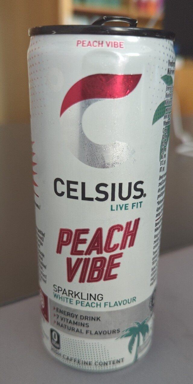 Celsius Peach Vibe