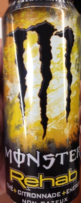 Monster Rehab Tea + Lemonade + Energy (still)