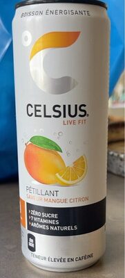 Celsius Sparkling Mango Lemon